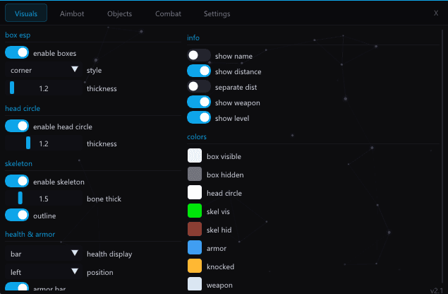 Какие настройки доступны в меню читов ARC Raiders?